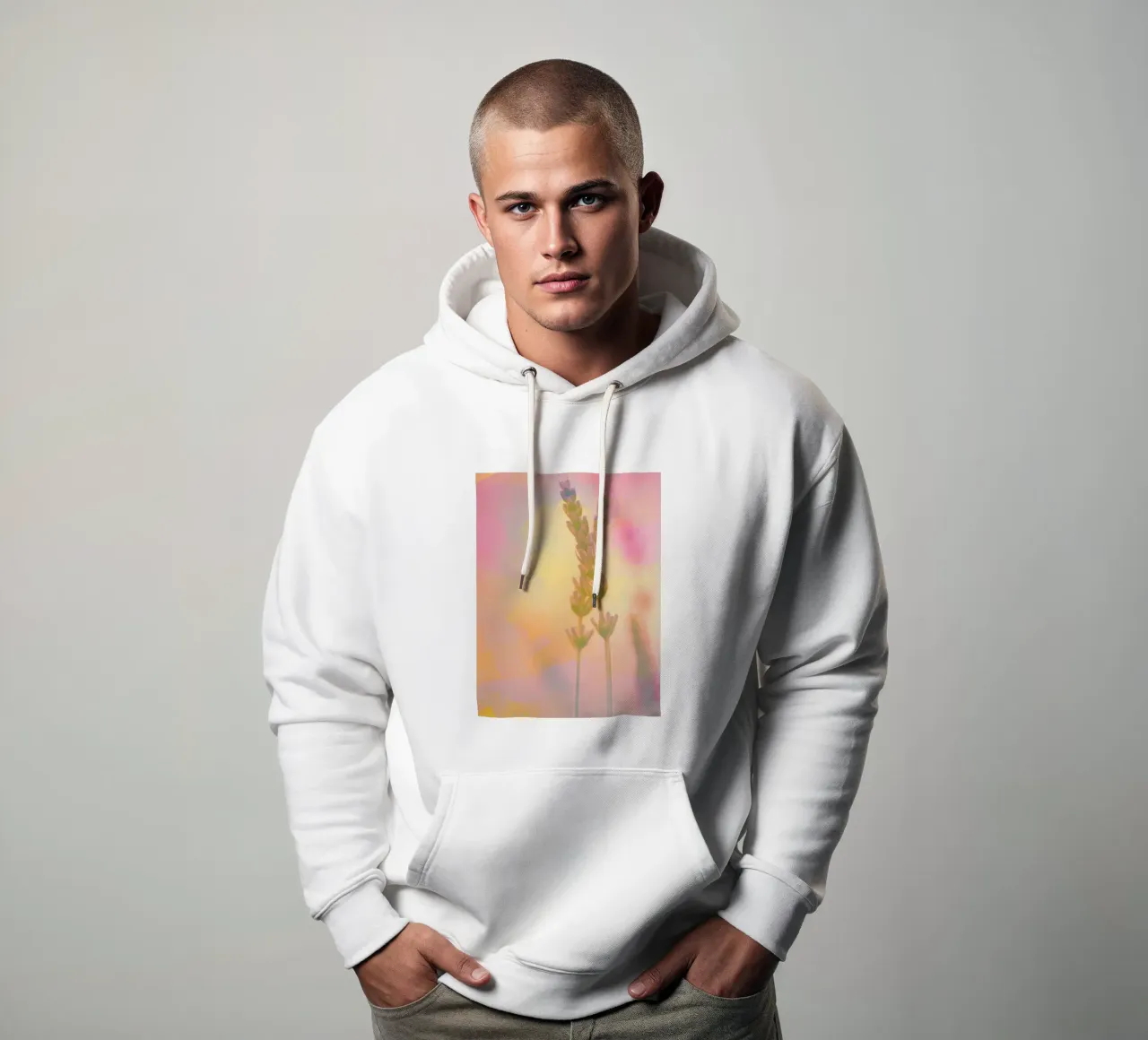Zwei Lavendel Hoodie von Something for you