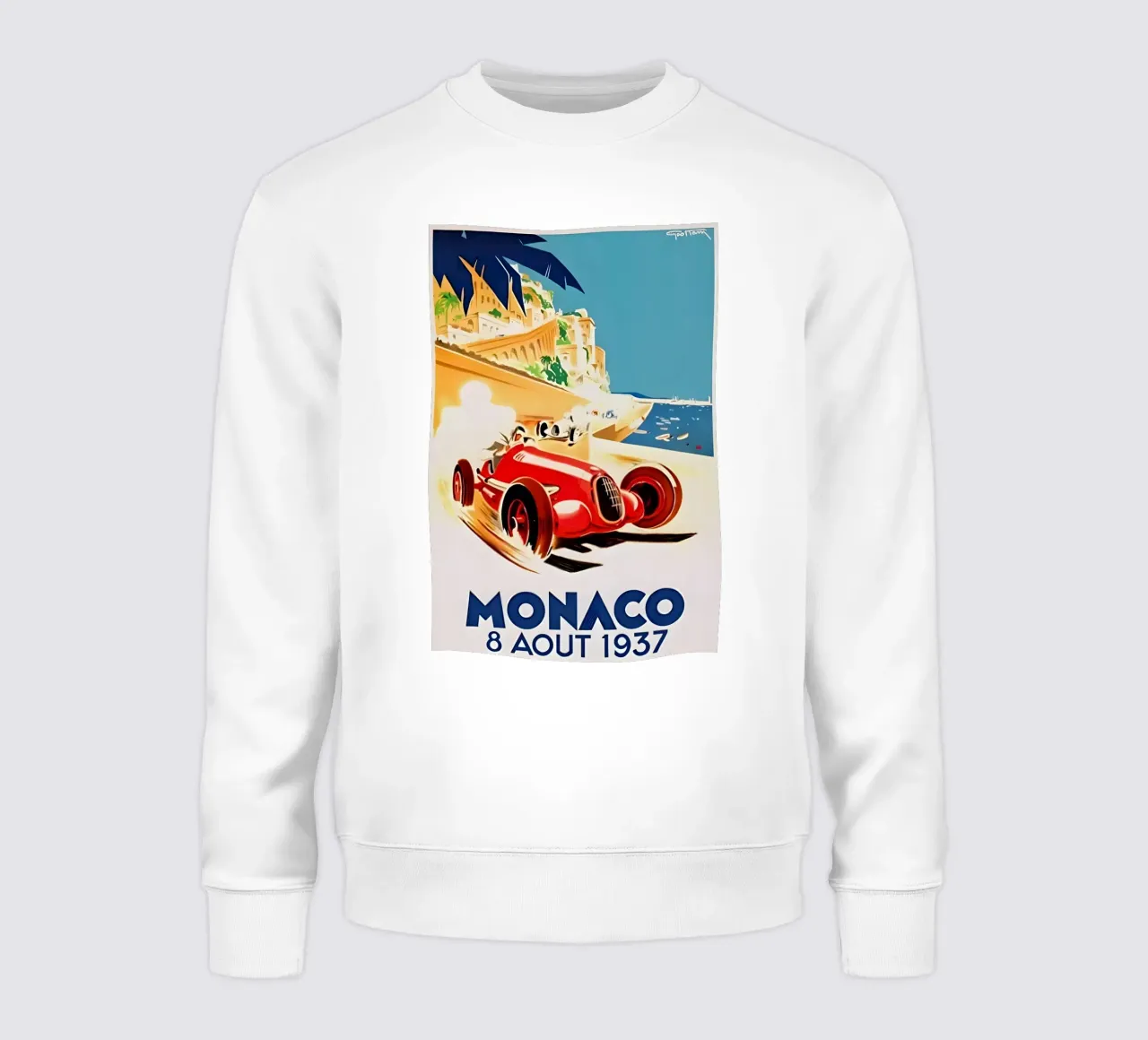 Grand Prix Monaco 8 Aout 1937 felpa da AUTOSHOOT