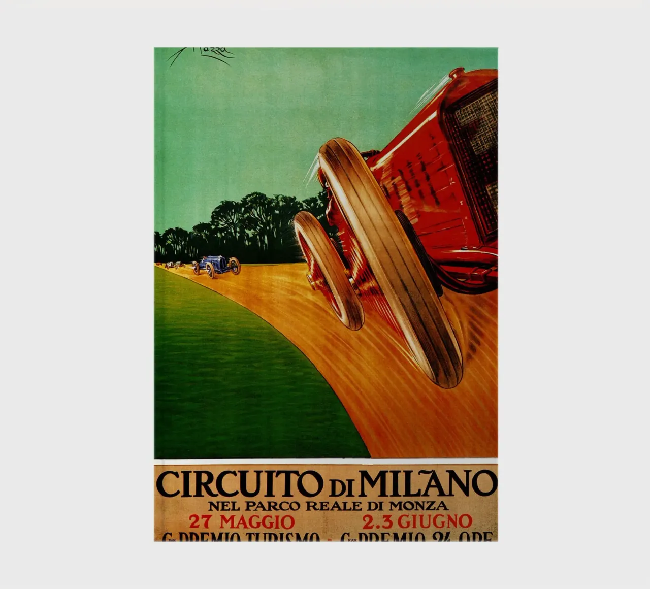 Milan Monza Circuit notebook by AUTOSHOOT