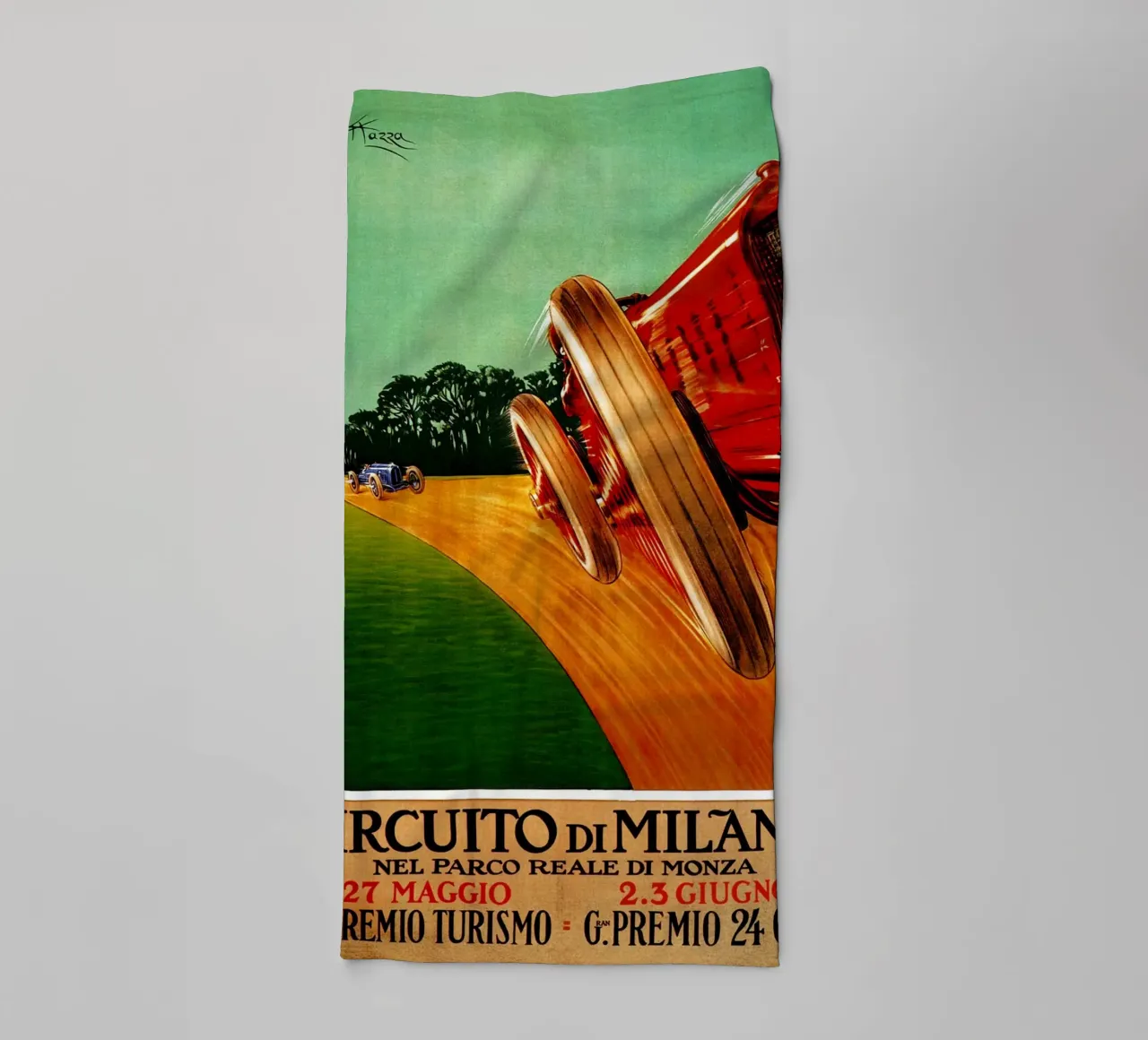 Circuito Di milano Monza asciugamano da bagno da AUTOSHOOT