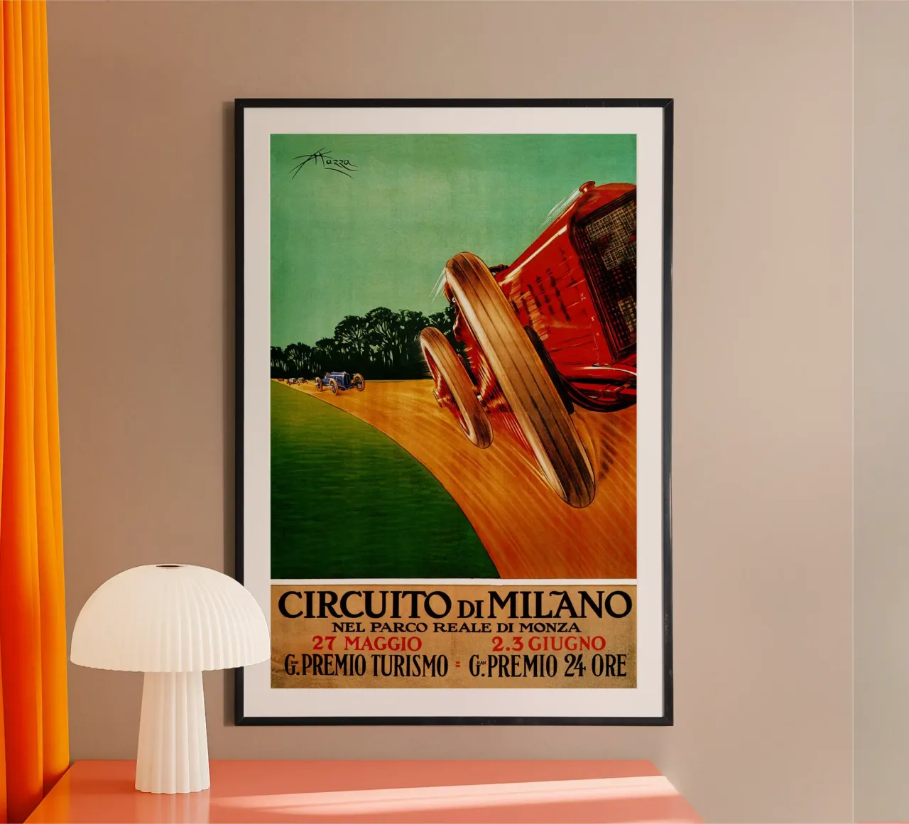 Circuito Di milano Monza carta hahnemühle da AUTOSHOOT