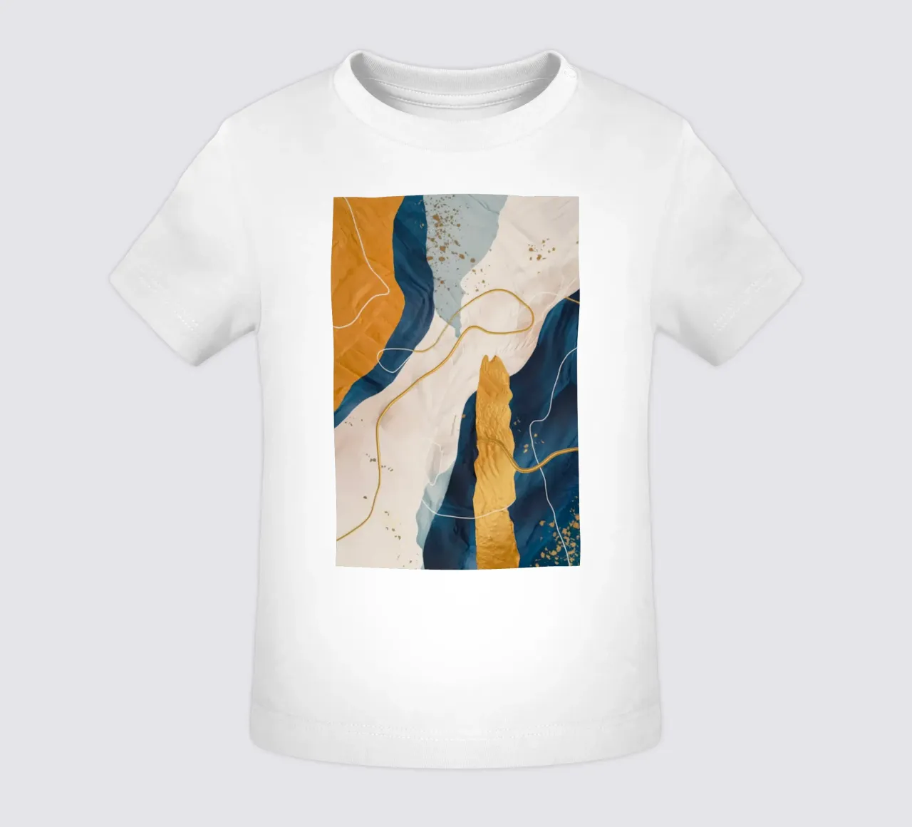 Ocean Fold Bloom baby t-shirt by Monarch Arc