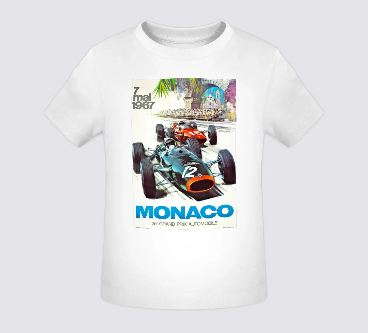 Gran Premio automobilistico di Monaco maglietta neonato da AUTOSHOOT