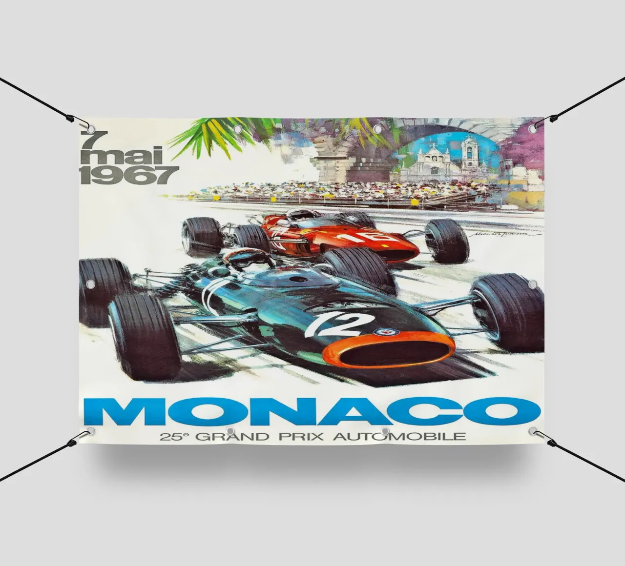 Gran Premio automobilistico di Monaco telo in pvc da AUTOSHOOT