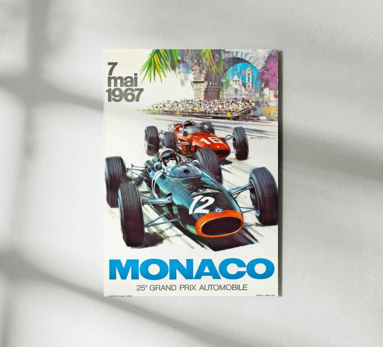 Gran Premio automobilistico di Monaco alluminio dibond da AUTOSHOOT