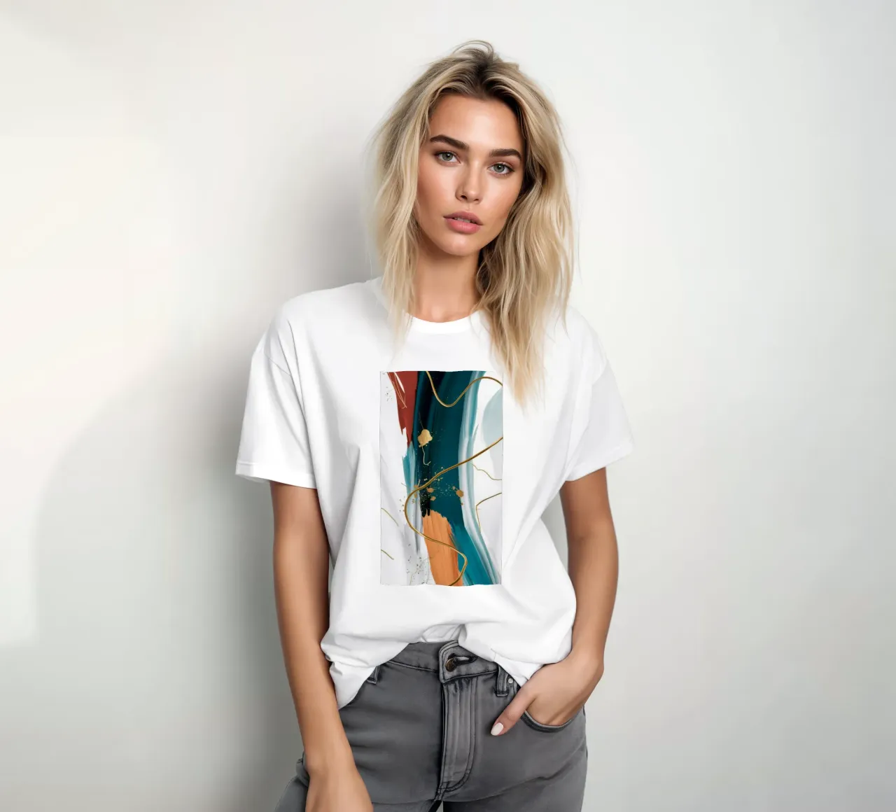 Emerald Blaze Echo t-shirt by Monarch Arc