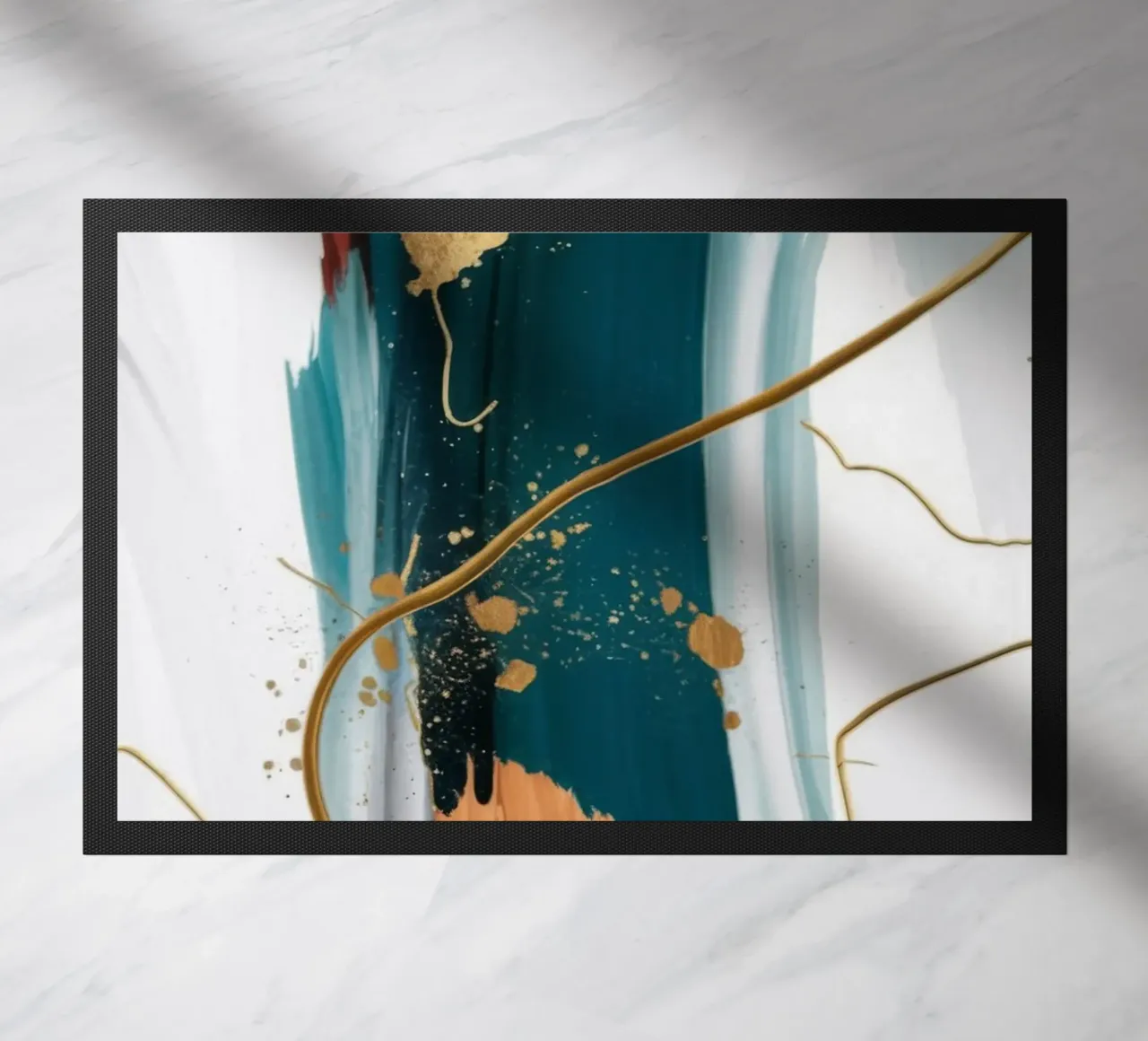 Emerald Blaze Echo doormat by Monarch Arc