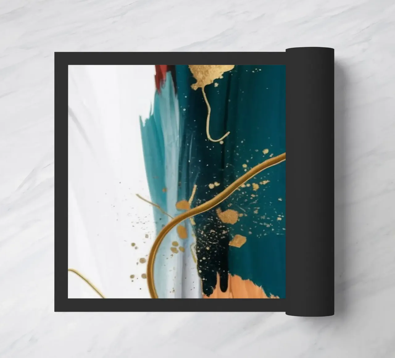 Emerald Blaze Echo doormat by Monarch Arc