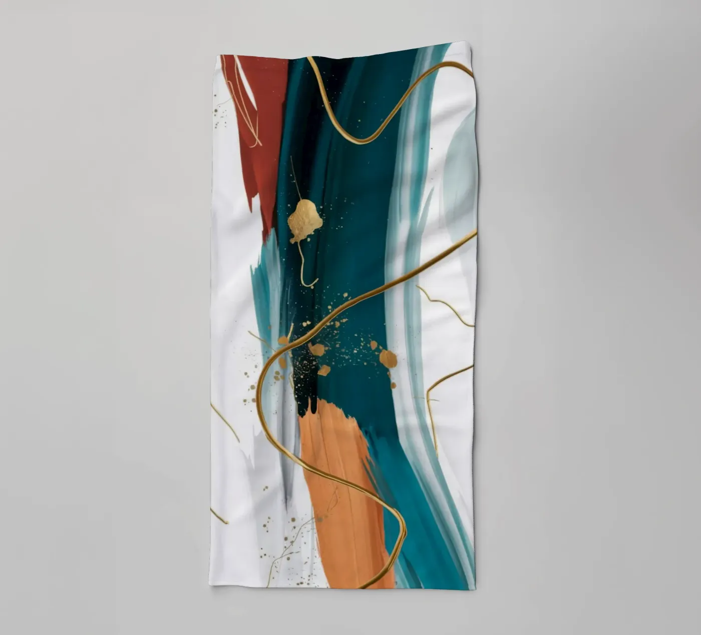 Emerald Blaze Echo towel by Monarch Arc