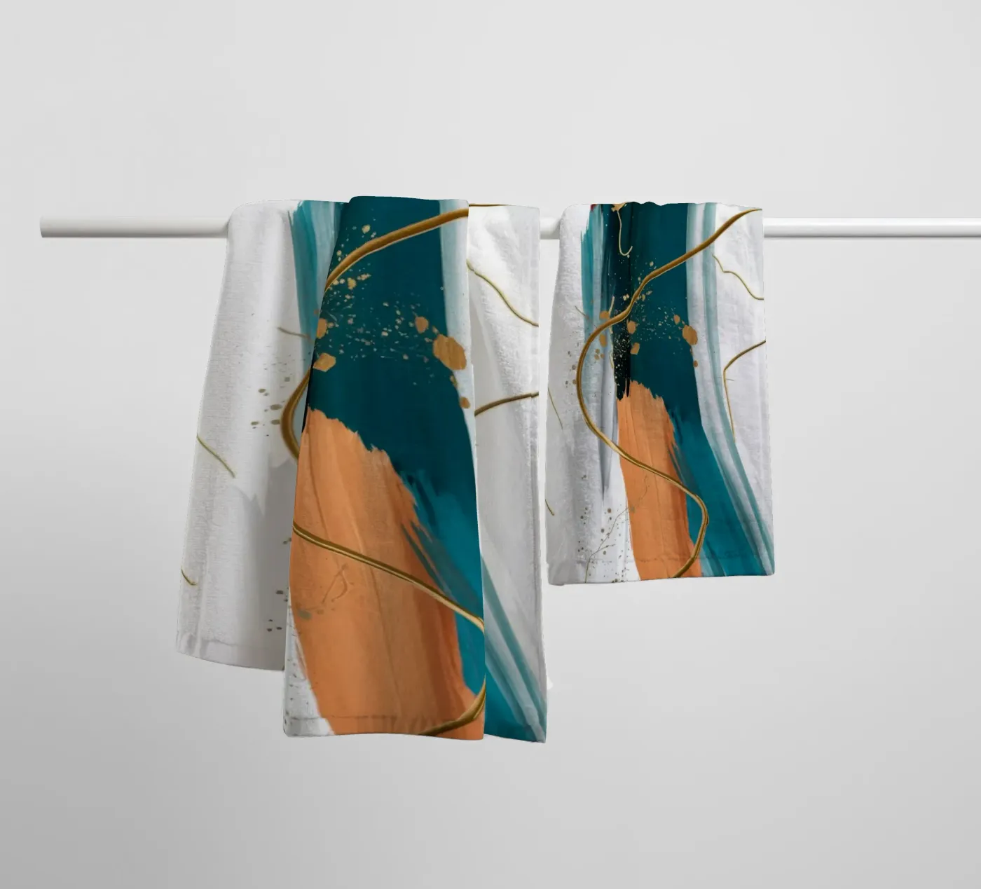 Emerald Blaze Echo towel by Monarch Arc