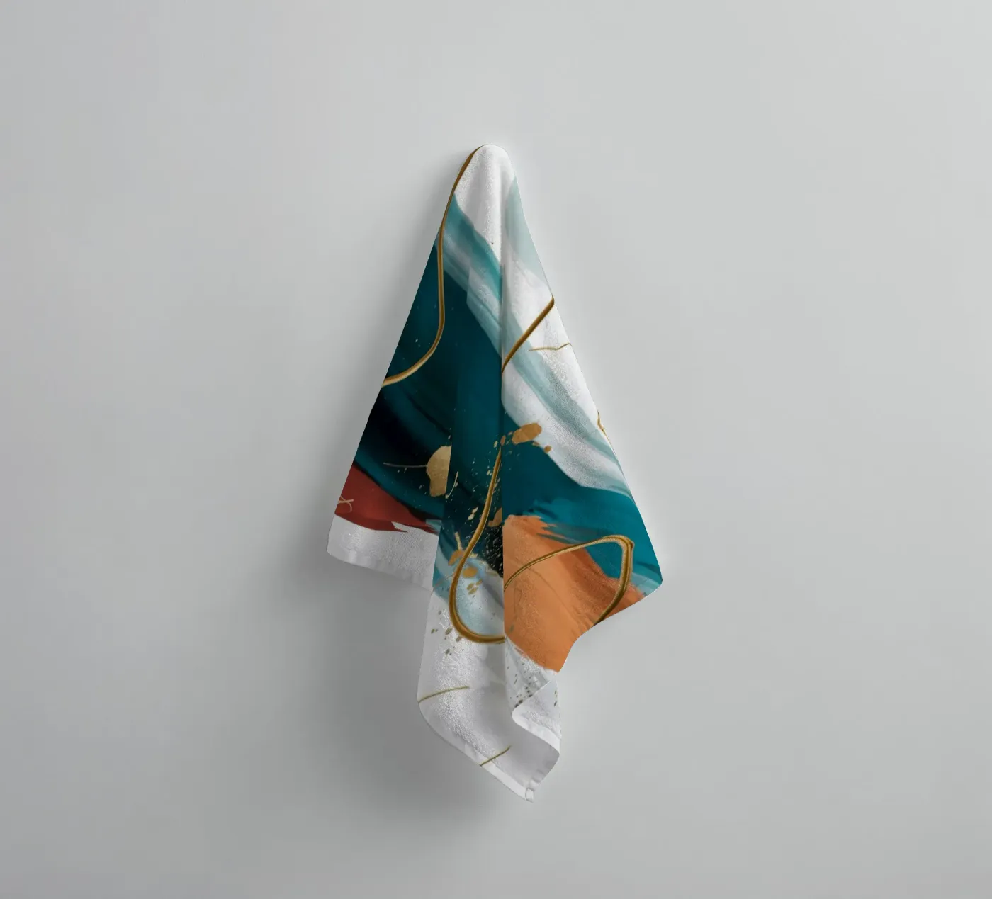 Emerald Blaze Echo towel by Monarch Arc