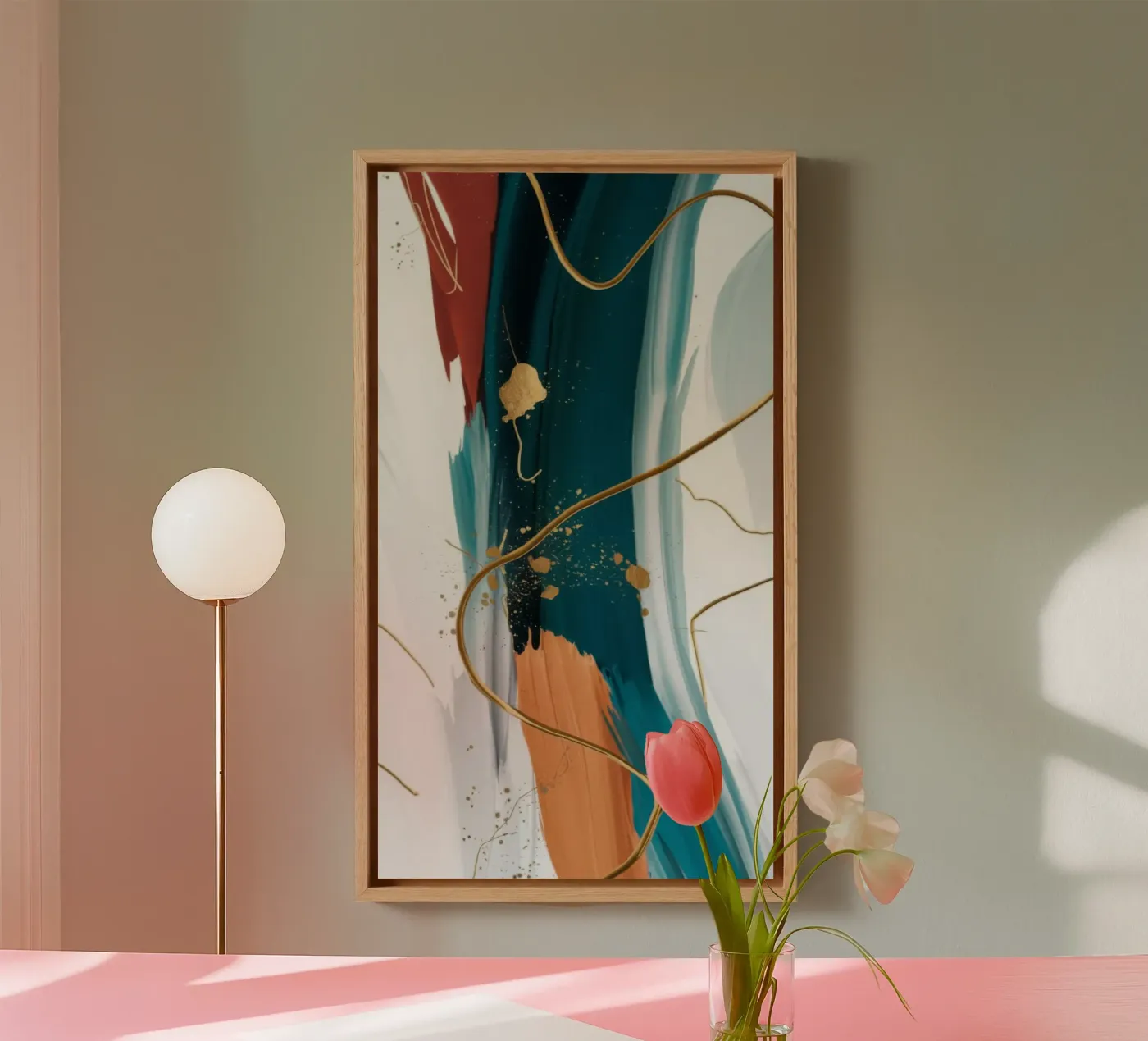 Emerald Blaze Echo canvas by Monarch Arc