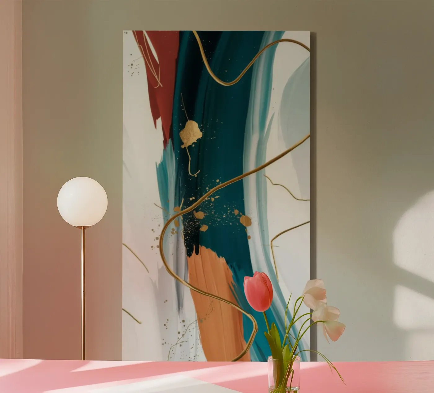 Emerald Blaze Echo canvas by Monarch Arc