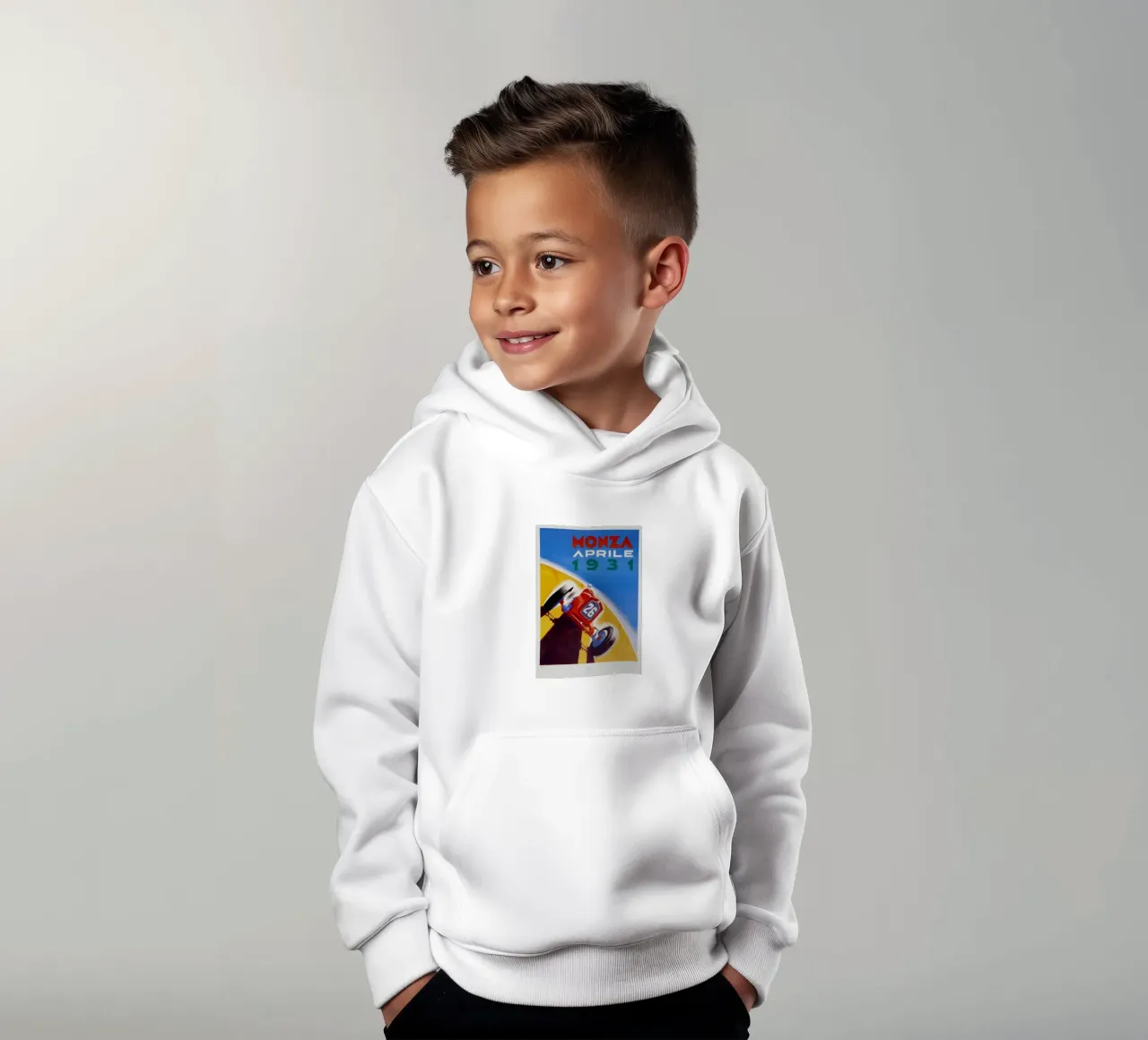 Monza April 1931 kids hoodie by AUTOSHOOT