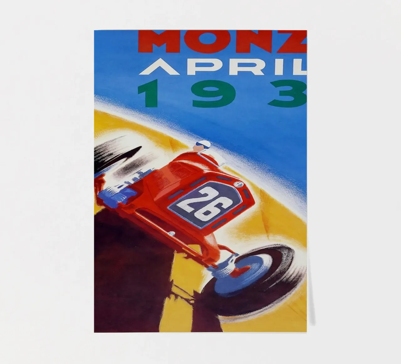 Monza April 1931 sticker sheet by AUTOSHOOT