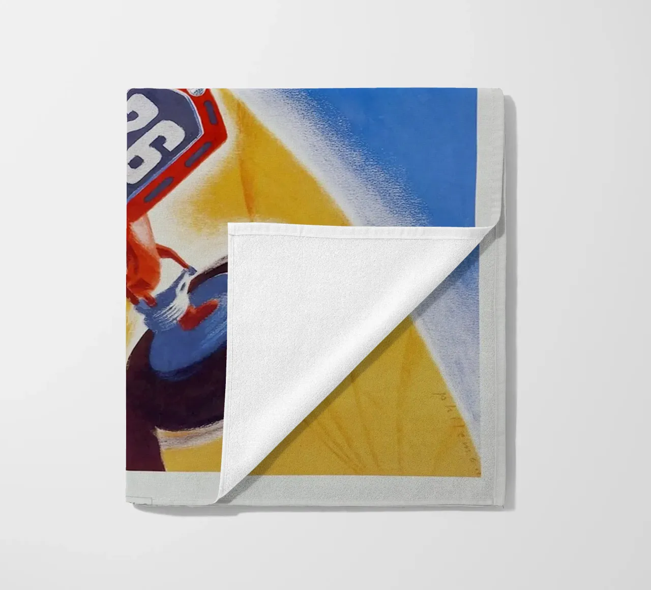 Monza April 1931 beach towel by AUTOSHOOT