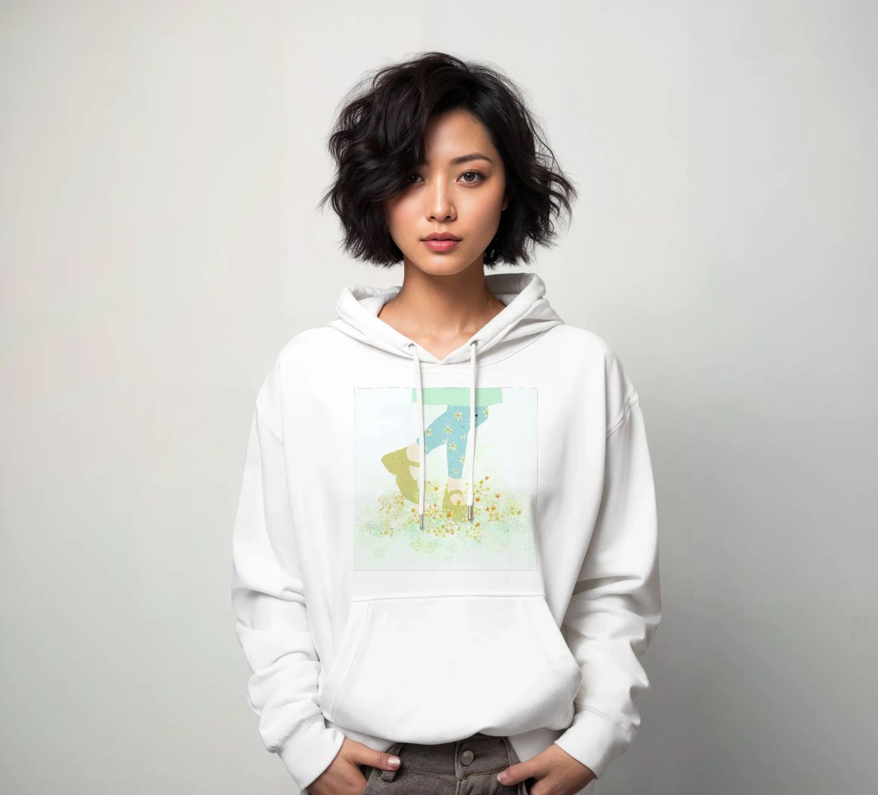 Spring felpa con cappuccio da Duong Tu Tran