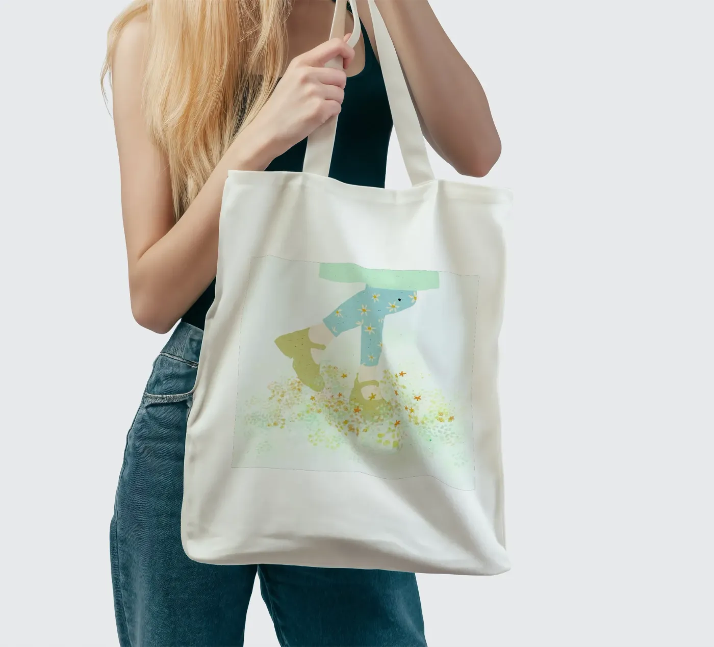 Spring tote bag by Duong Tu Tran