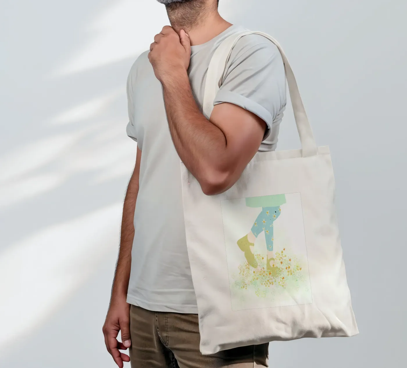 Spring tote bag by Duong Tu Tran