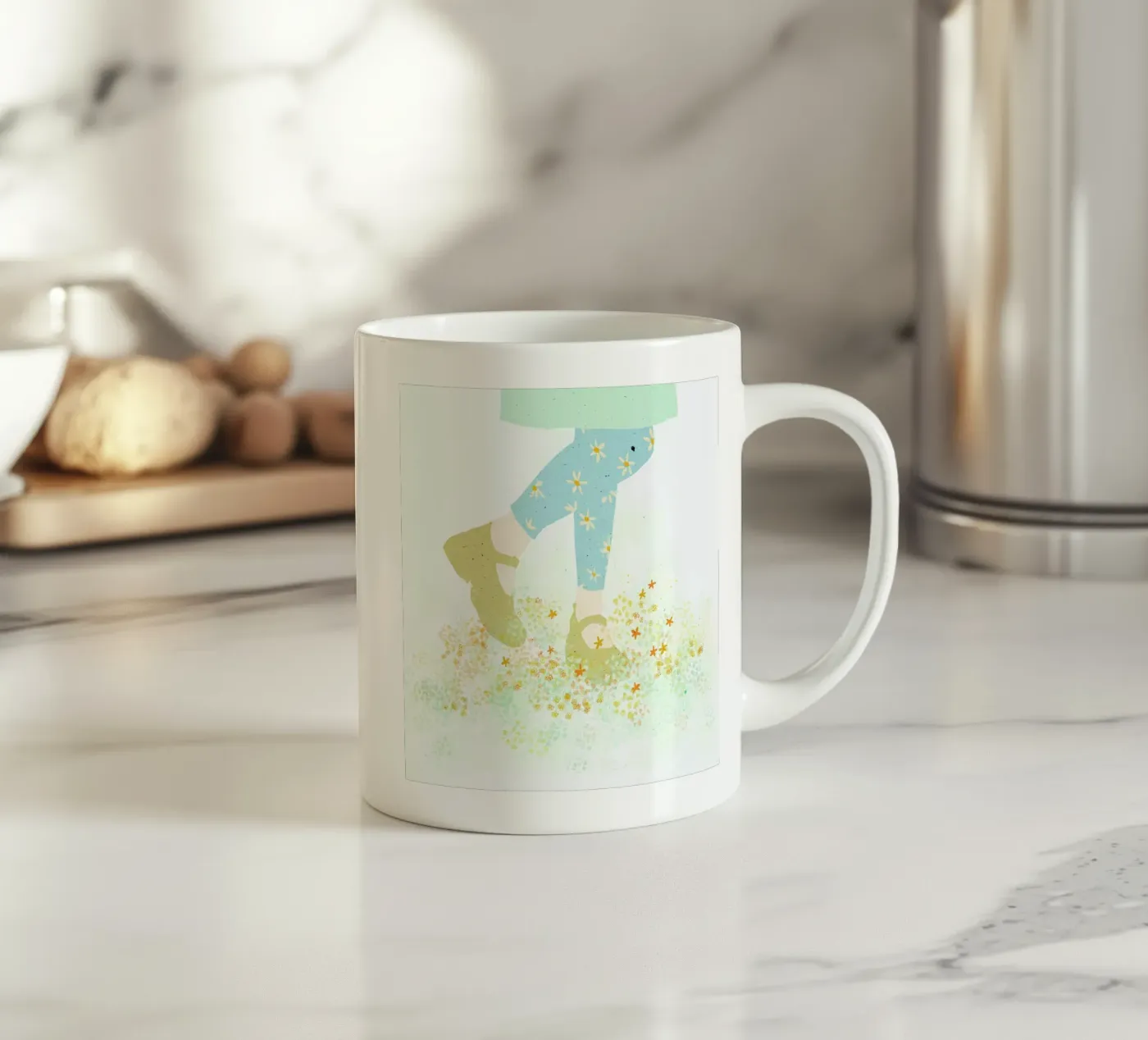 Spring ceramic mug by Duong Tu Tran