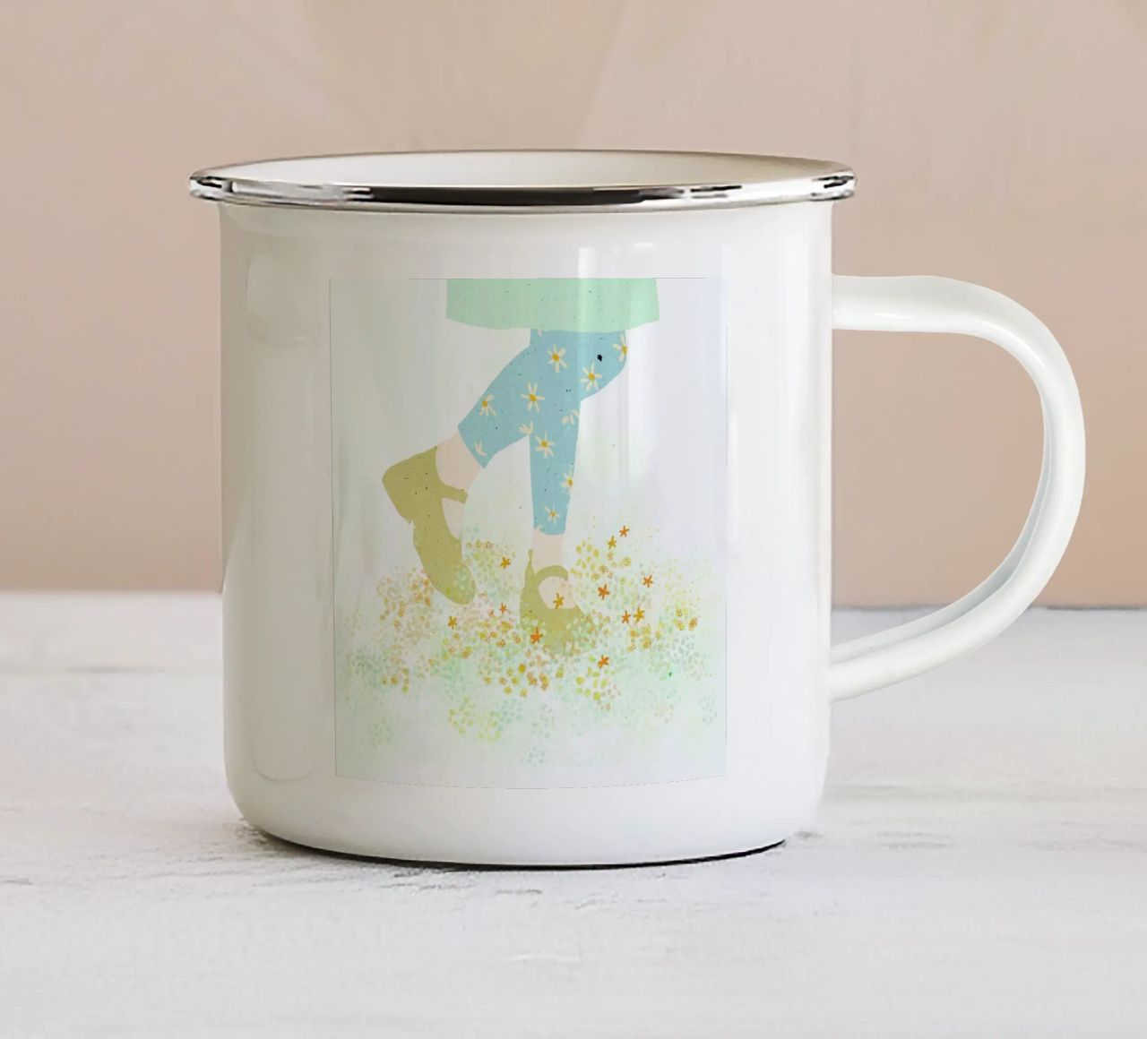 Spring tazza in smalto da Duong Tu Tran