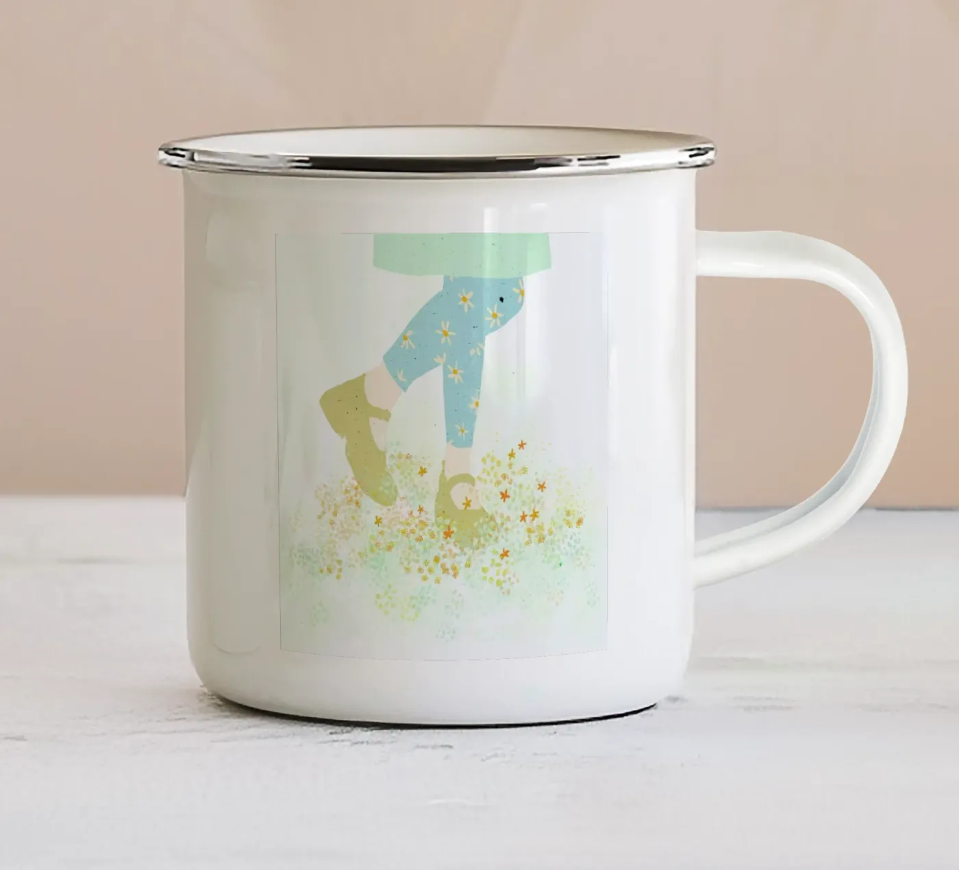 Spring enamel mug by Duong Tu Tran