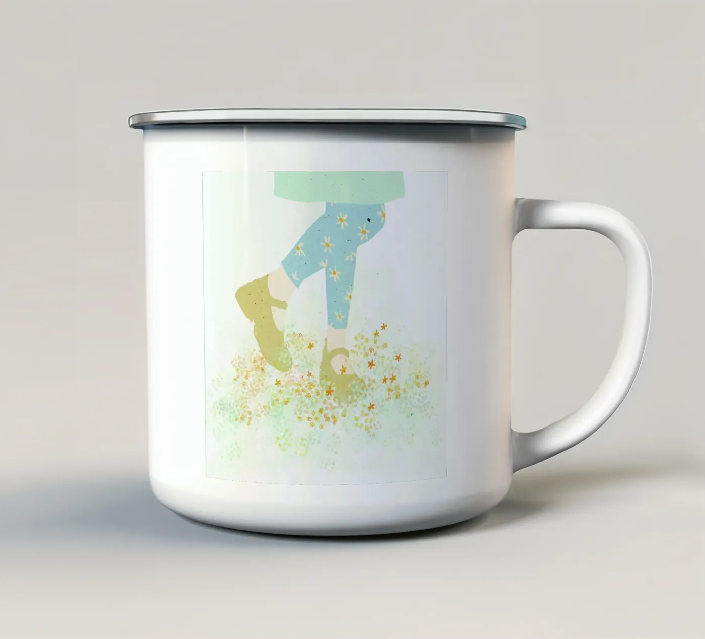 Spring enamel mug by Duong Tu Tran