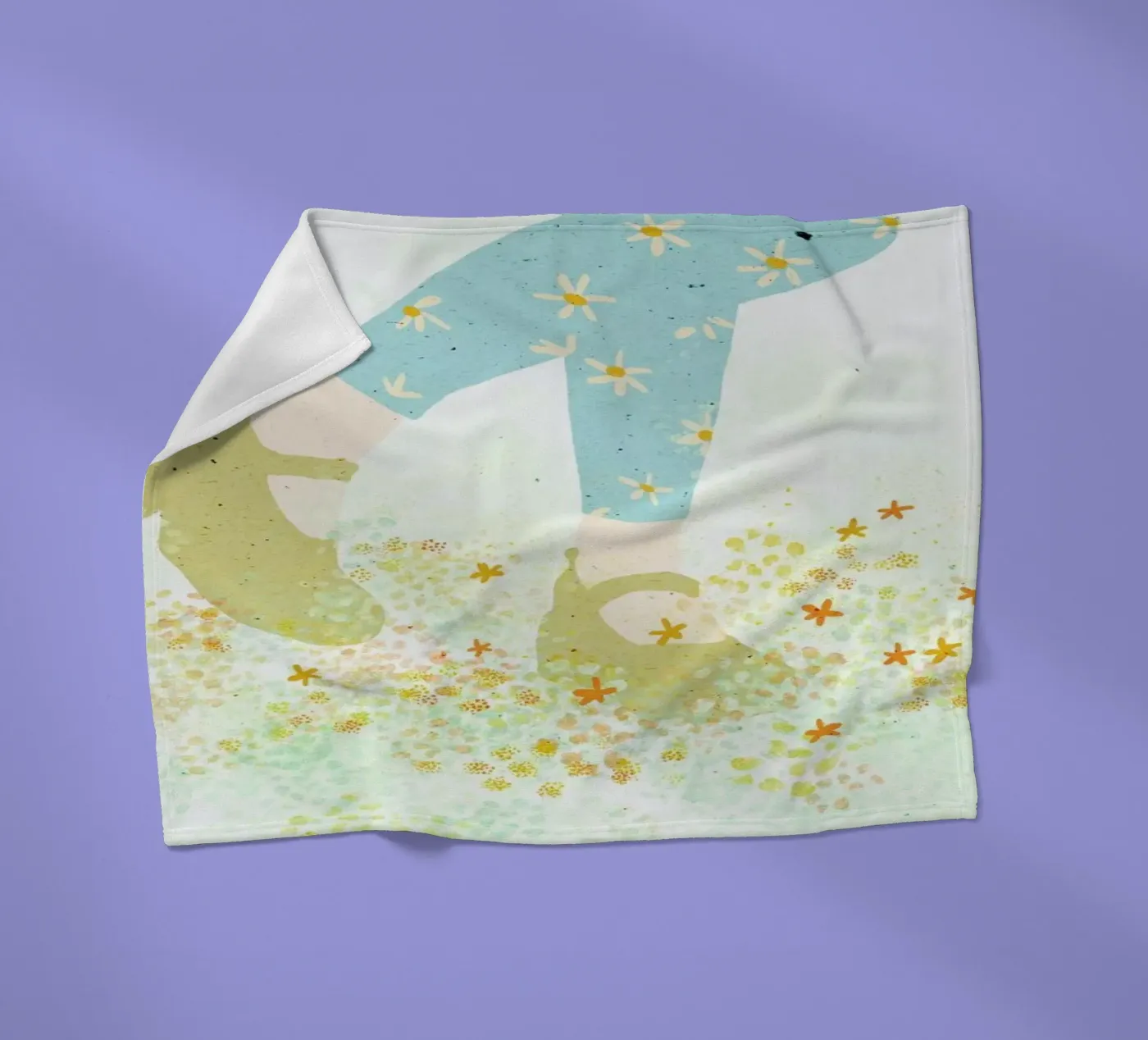 Spring fleece blanket by Duong Tu Tran