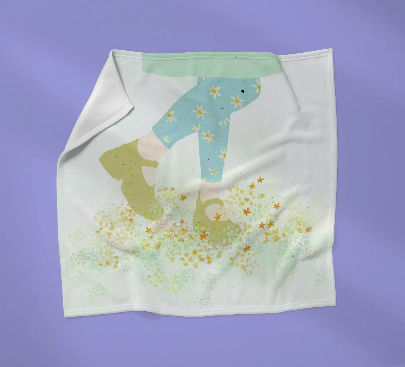 Spring fleece blanket by Duong Tu Tran