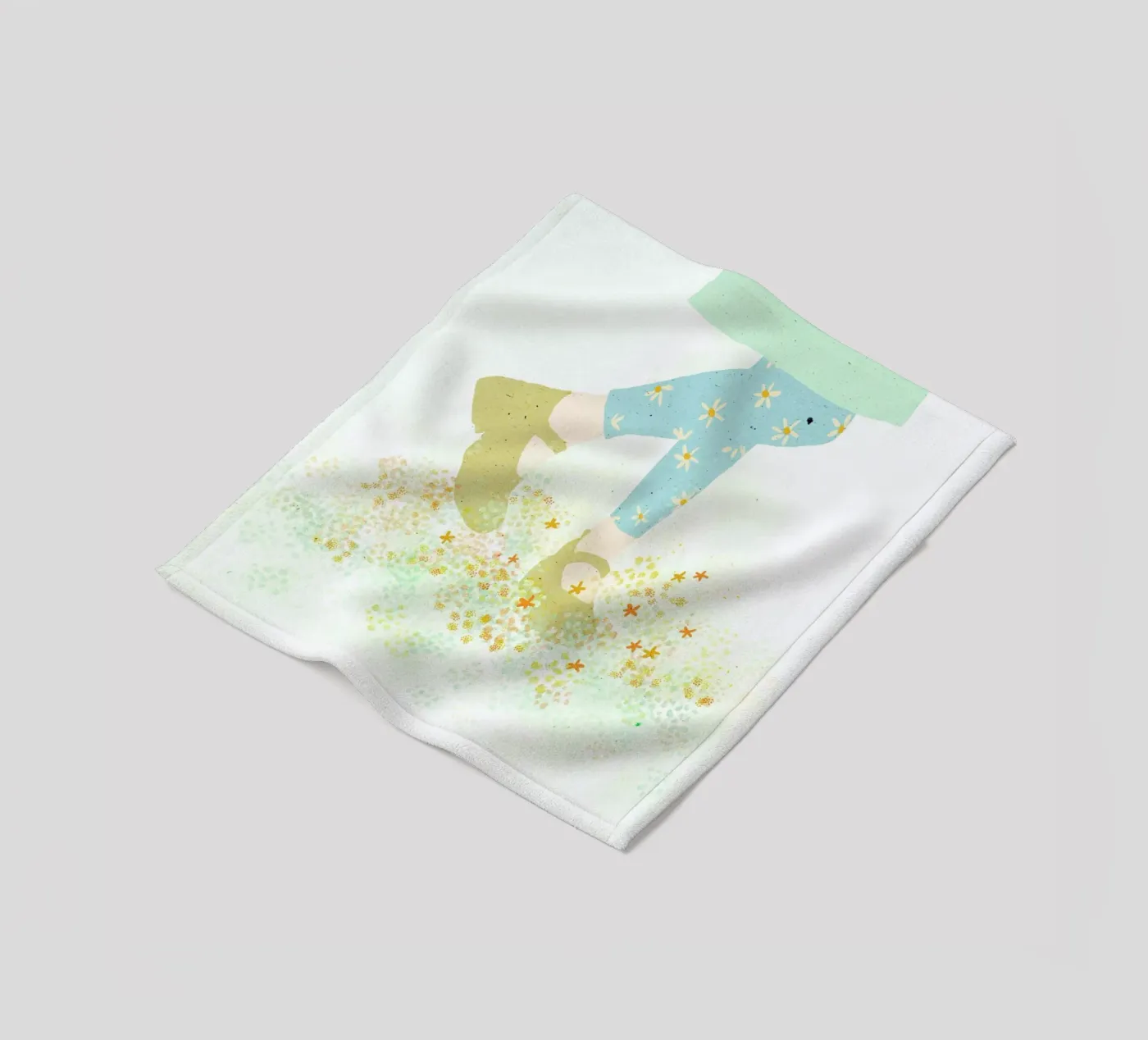 Spring fleece blanket by Duong Tu Tran