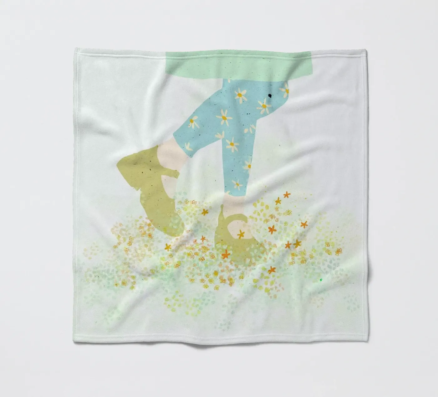 Spring fleece blanket by Duong Tu Tran