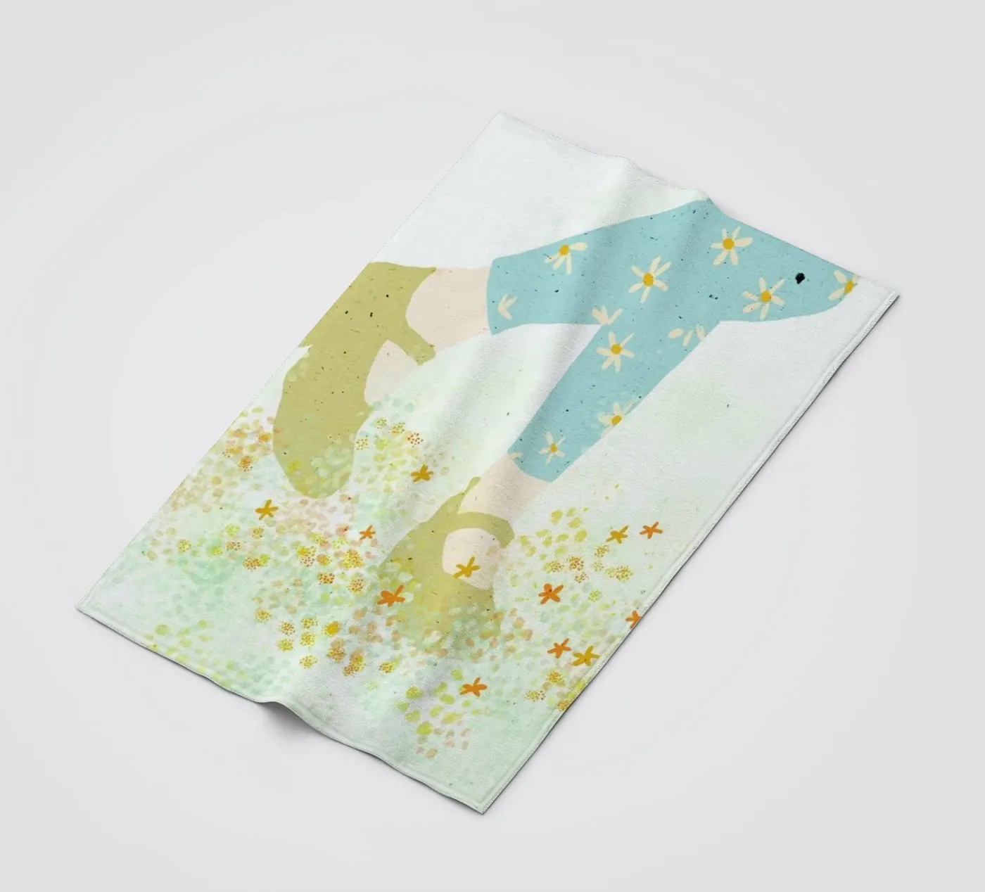 Spring fleece blanket by Duong Tu Tran