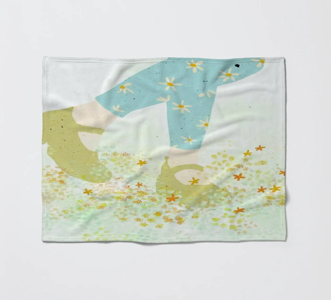 Spring fleece blanket by Duong Tu Tran