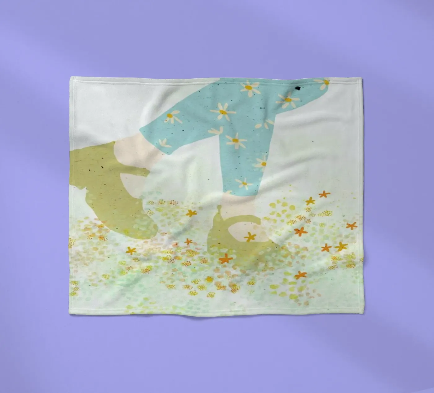 Spring fleece blanket by Duong Tu Tran