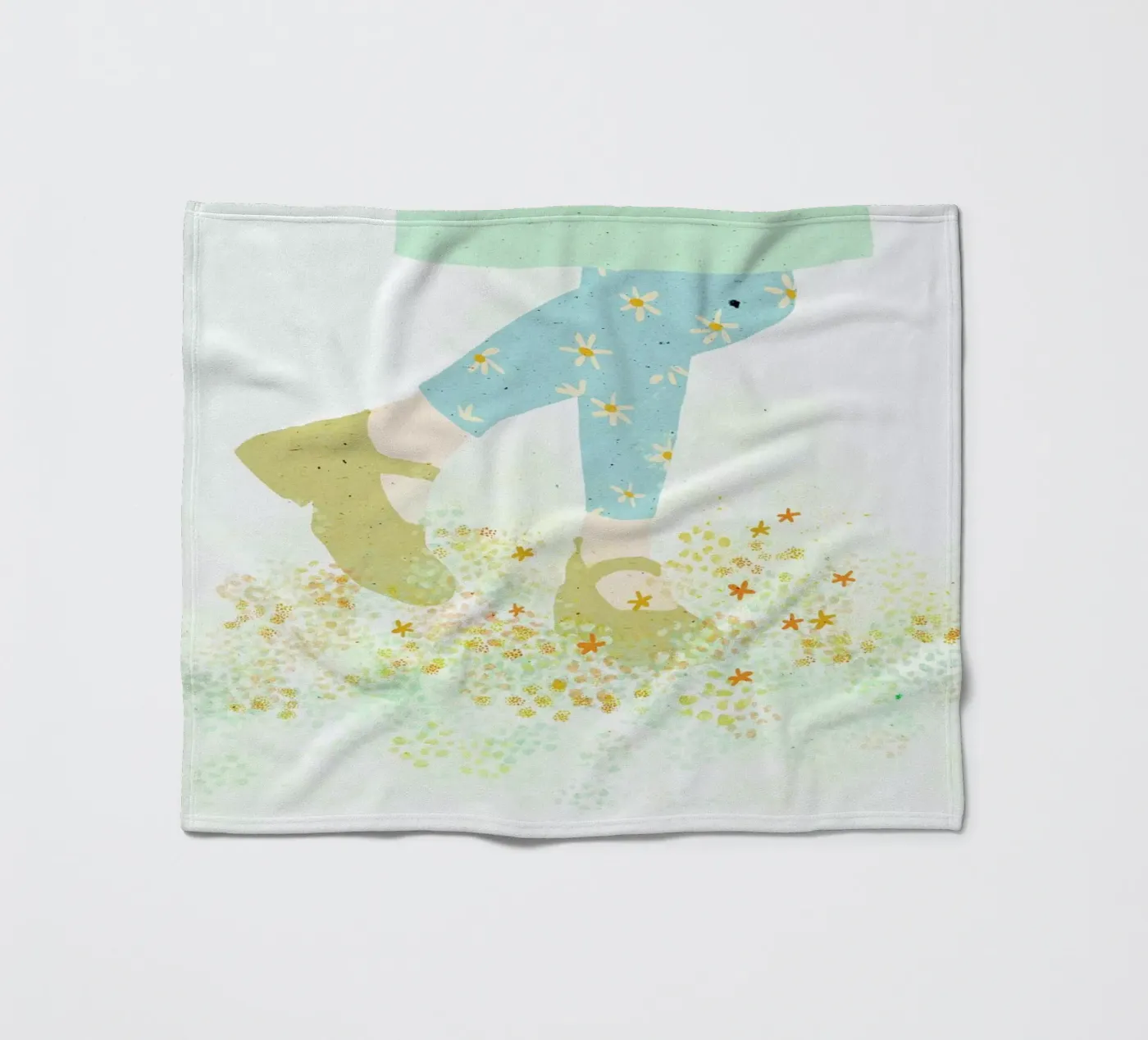 Spring fleece blanket by Duong Tu Tran