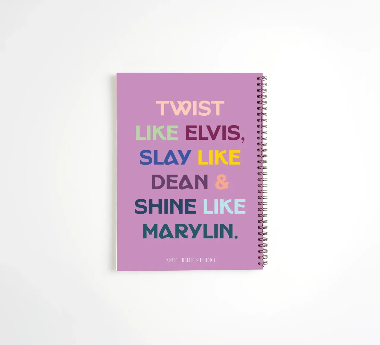 📻 spiral notebook by MENTHE SAUVAGE