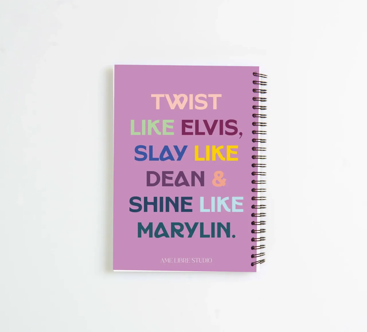 📻 spiral notebook by MENTHE SAUVAGE