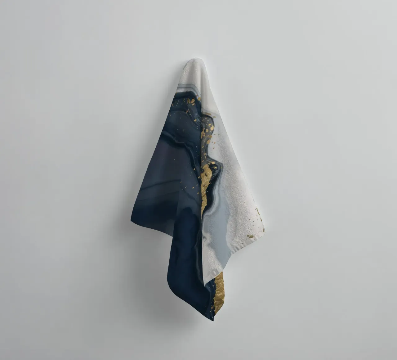 Dérive de l'or de minuit serviette de bain de Monarch Arc