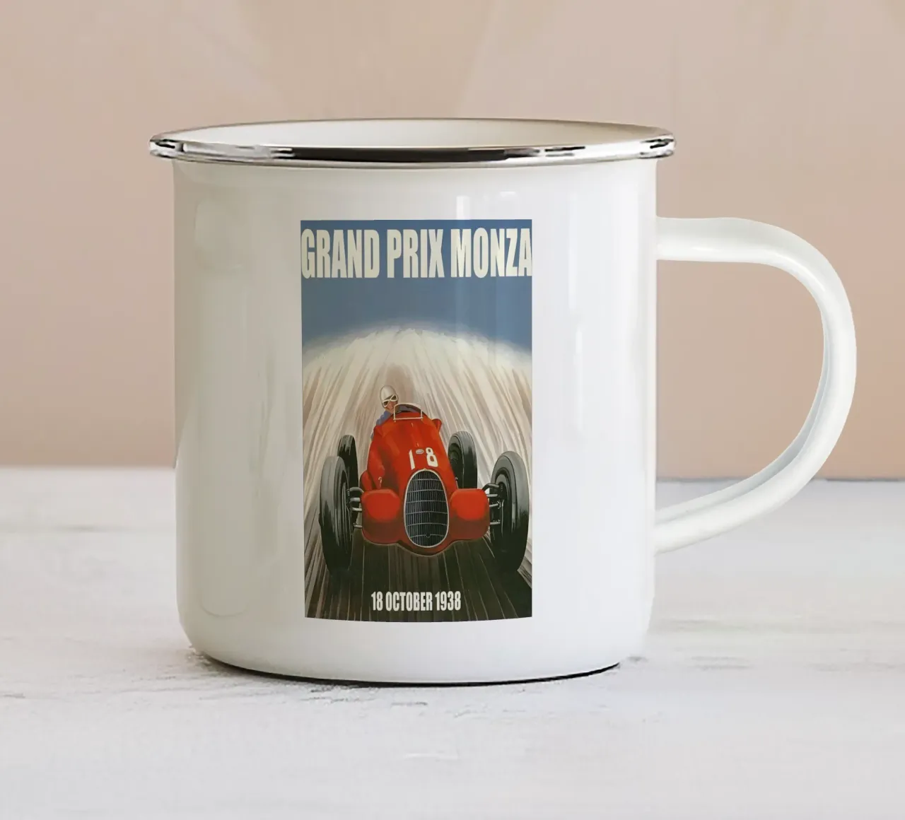 Gran Premio di Monza 18 ottobre 1938 tazza in smalto da AUTOSHOOT