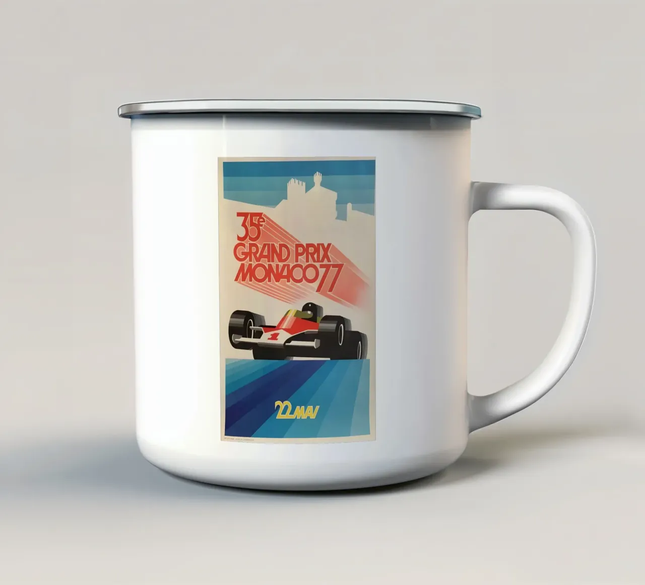 Gran Premio di Monaco77 tazza in smalto da AUTOSHOOT