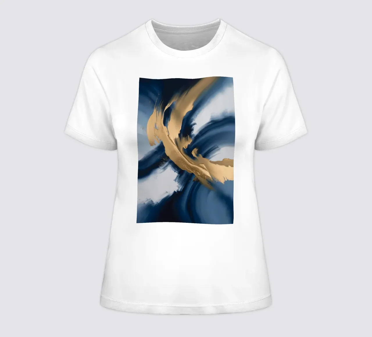 Storm Twist Radiance women's fitted t-shirt by Monarch Arc