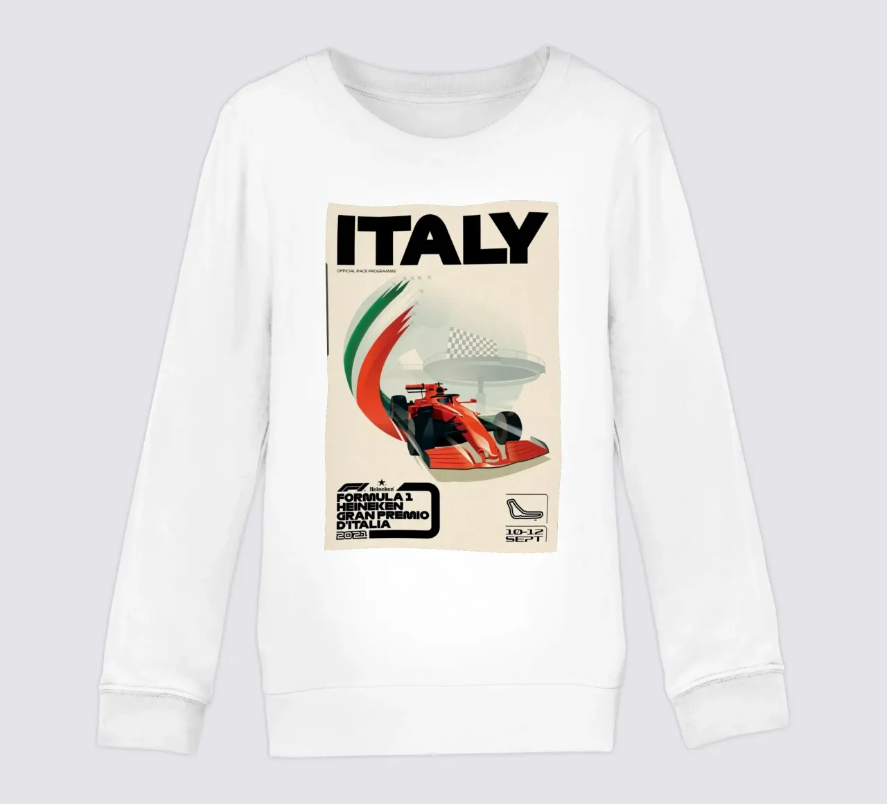 Formula 1 Heineken Grand Prix Of Italy kids sweatshirt by AUTOSHOOT