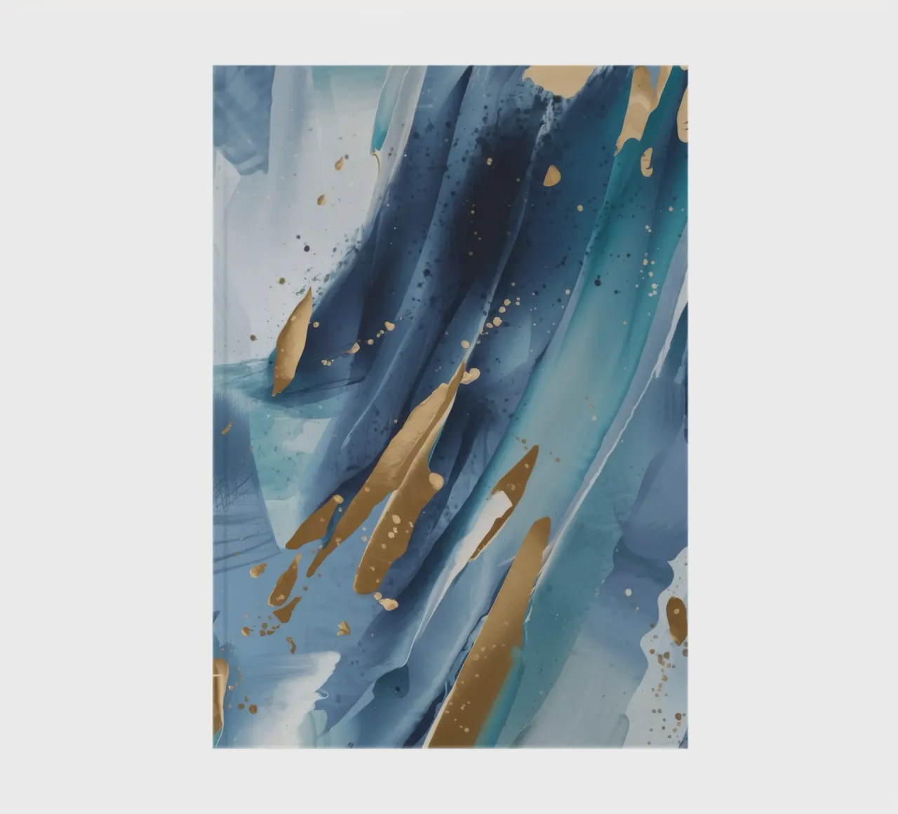 Iridescent Wave Motion notebook by Monarch Arc
