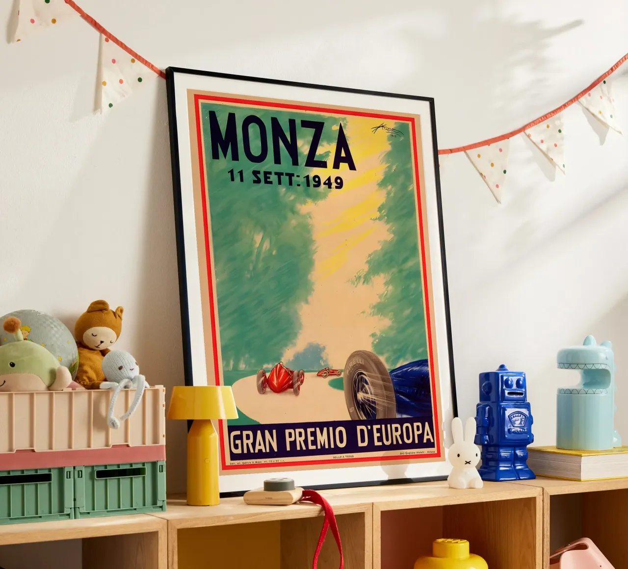 Monza Grand Premio d'Europe poster con telaio in plastica da AUTOSHOOT