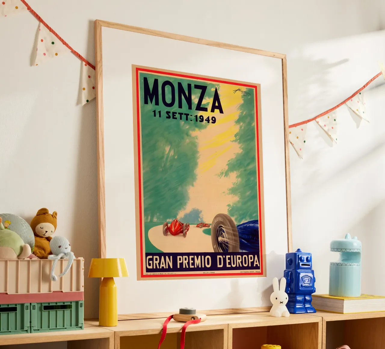 Monza Grand Premio d'Europe poster con telaio in plastica da AUTOSHOOT