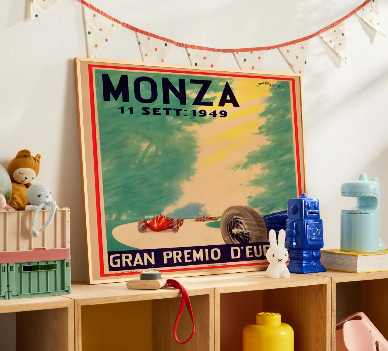 Monza Grand Premio d'Europe poster con telaio in plastica da AUTOSHOOT