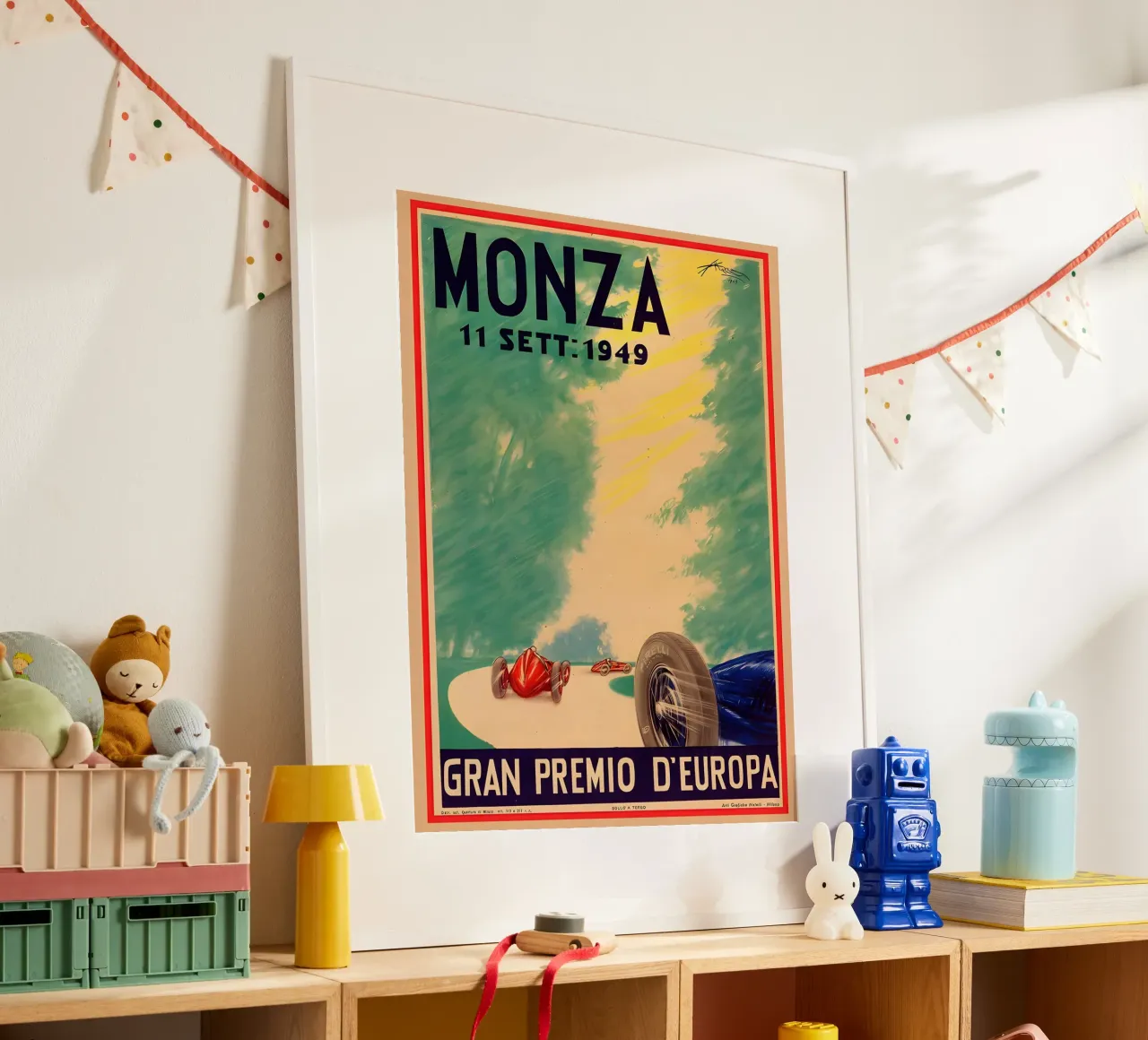Monza Grand Premio d'Europe poster con telaio in plastica da AUTOSHOOT