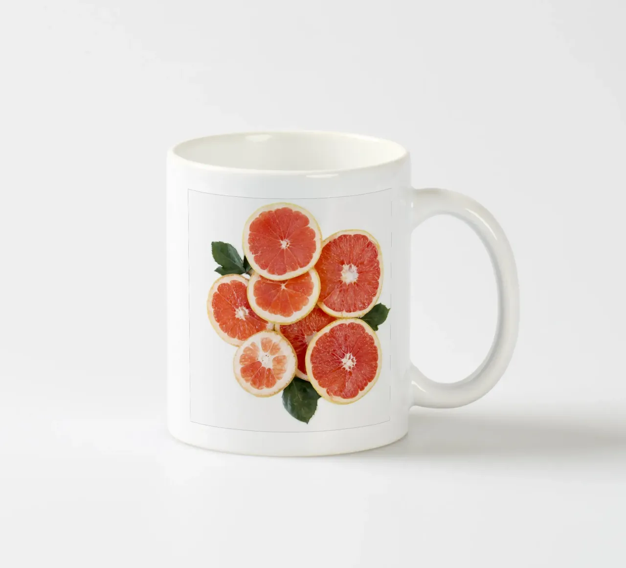 Pompelmo e rose tazza in ceramica da PhotoVibe Decor