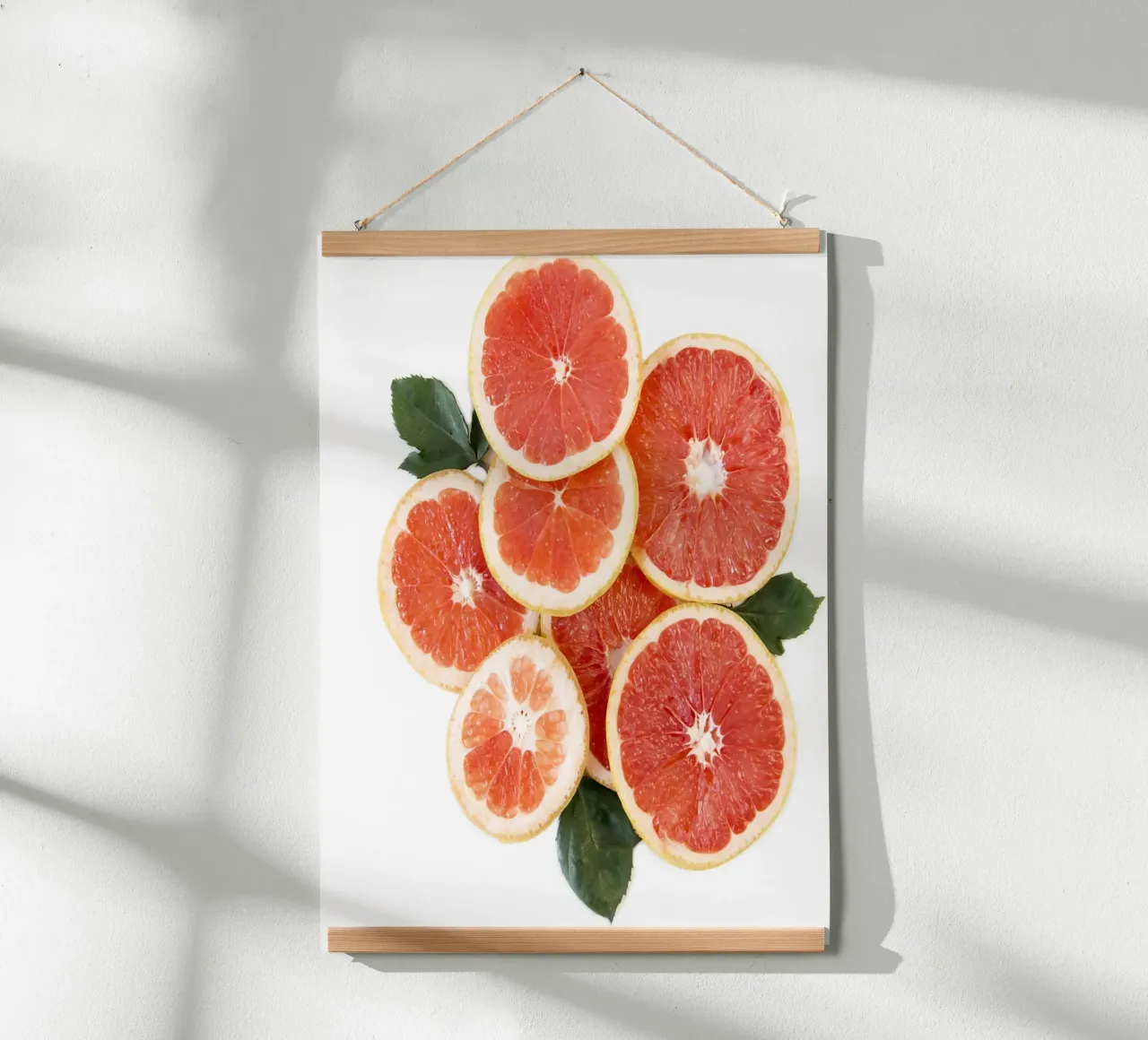 Grapefruit & Rosen Hahnemühle von PhotoVibe Decor