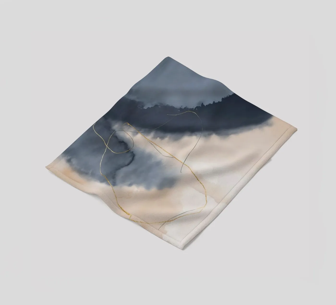 Desert Cloud Trace fleece blanket by Monarch Arc